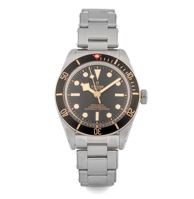 Tudor Ref. 7930N, Centre-Seconds, Black Dial; “Black Bay Fity-Eight”; ; stainless steel ko