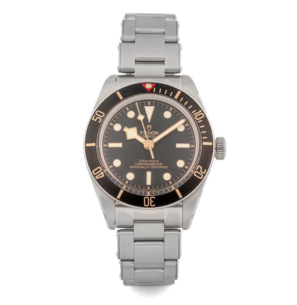Tudor Ref. 7930N, Centre-Seconds, Black Dial; “Black Bay Fity-Eight”; ; stainless steel kol saati