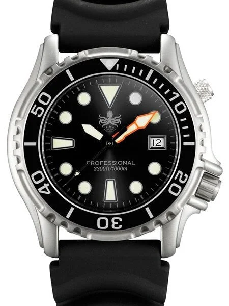 Phoibos Ocean Master Quartz Dive Watch with Sapphire Crystal #PX005C kol saati