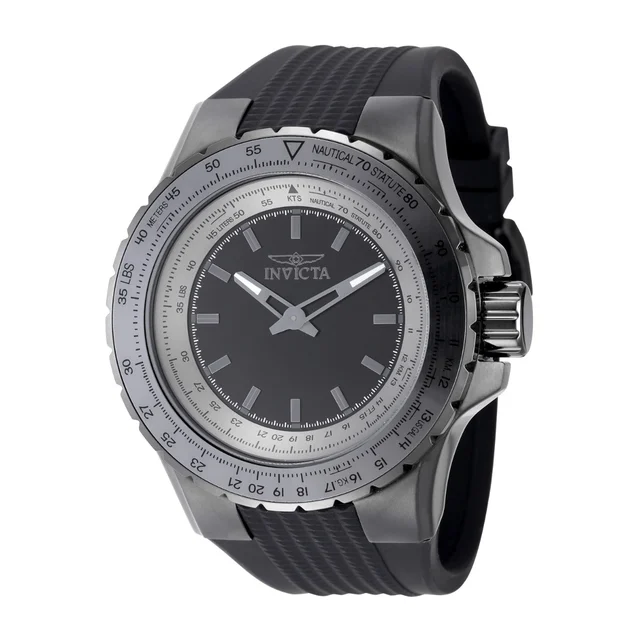 Invicta Aviator Command Deck Watch - 50mm. Black (49661) kol saati
