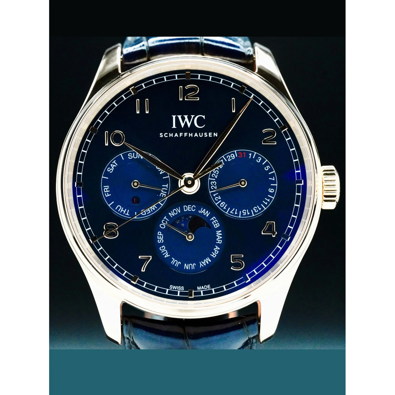 IWC Perpetual Calendar 210000073974 42.4 mm kol saati