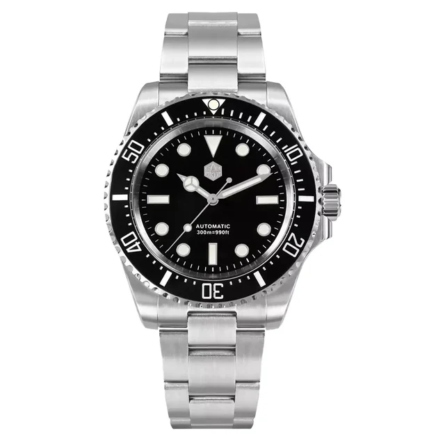 San Martin Watches San Martin Automatic Dive Watch with Black Dial #SN0111-A kol saati