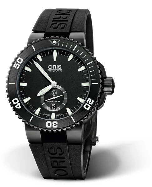 Oris Aquis Titan Small Second, Date 01 739 7674 7754-07 4 26 34BTE kol saati