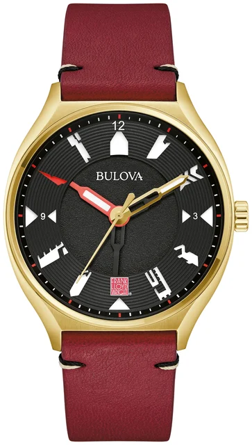 Bulova Frank Lloyd Wright Perforated Panels 97A192 kol saati