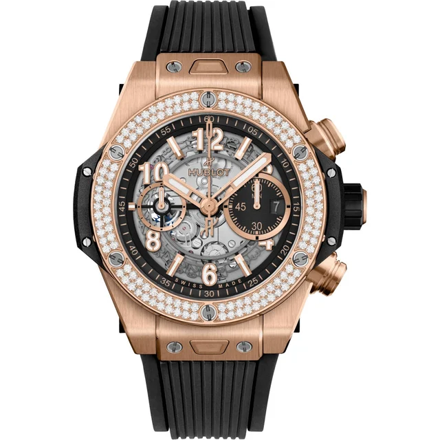Hublot Big Bang Unico King Gold Diamonds 44mm 421.OX.1180.RX.1104 kol saati