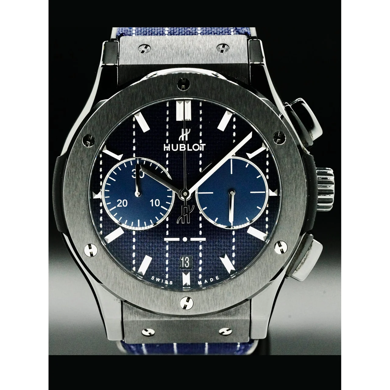 Hublot Classic Fusion Chronograph Italia Independent Ceramic 210000040418 45 mm kol saati