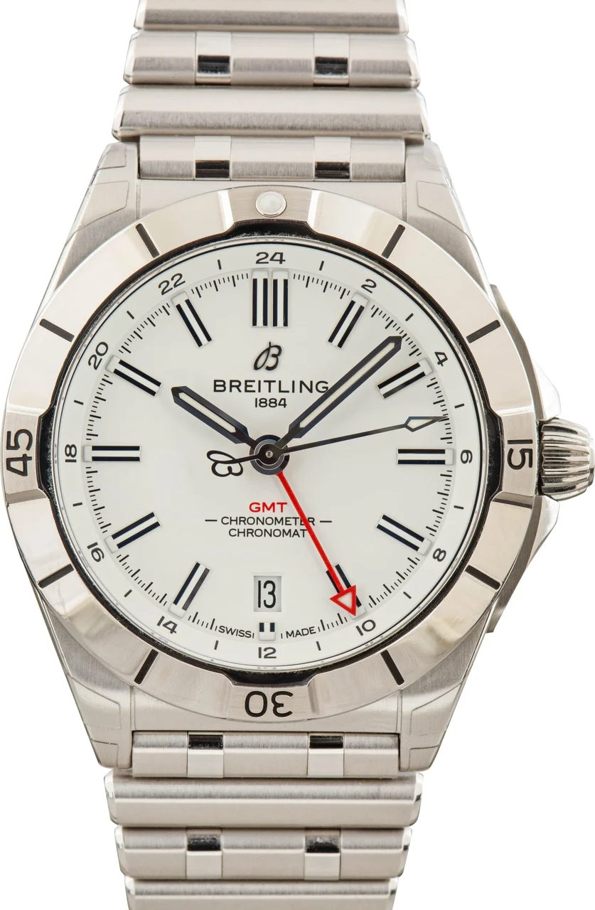 Breitling Chronomat Automatic GMT 40 Stainless Steel A32398101A1A1 40 mm kol saati