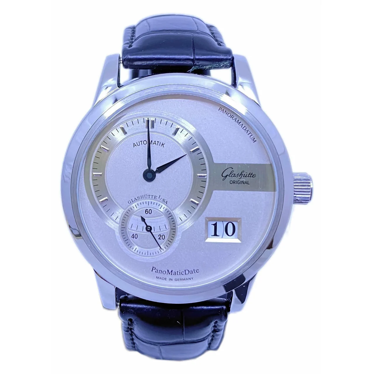 Glashutte Original Glashütte Original PanoMatic Date Stainless Steel 90-01-02-02-14 210000014048 kol saati