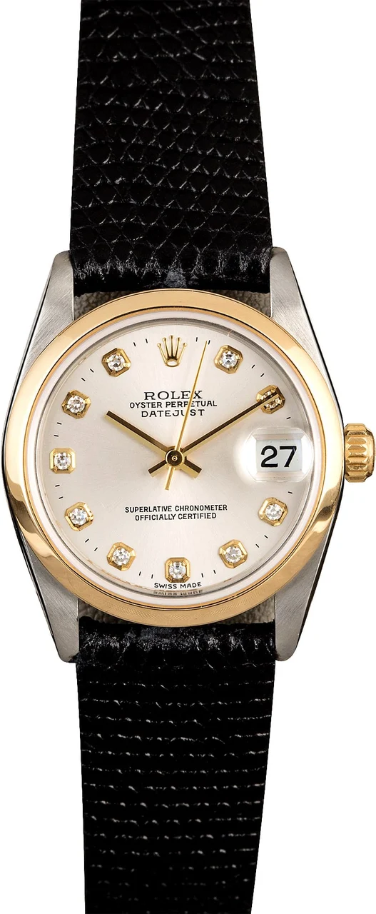 Rolex Mid-size Datejust 78243 Diamond Dial 31 mm kol saati