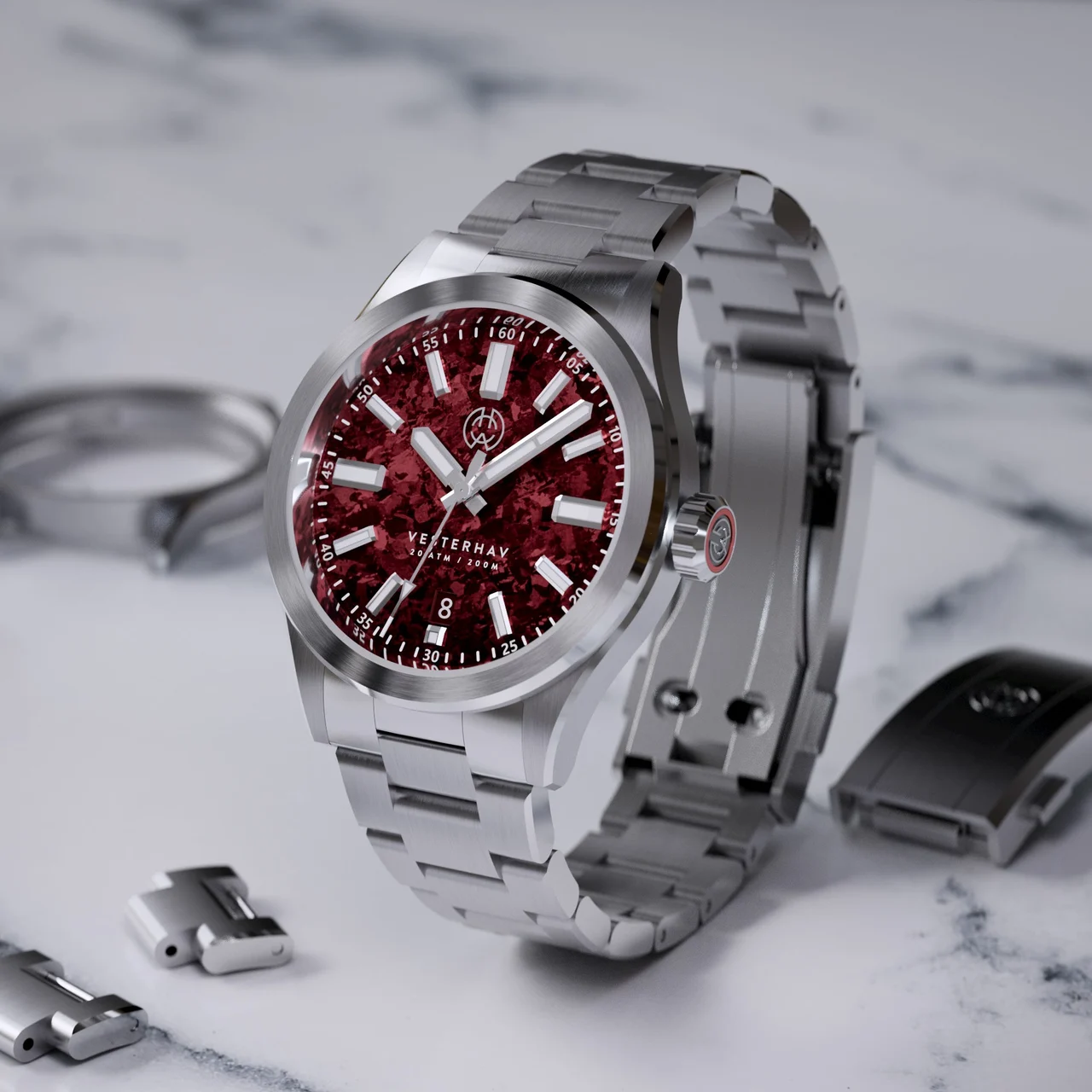 Henry Archer Vesterhav HAC-V38-RST-3LI 38 mm kol saati