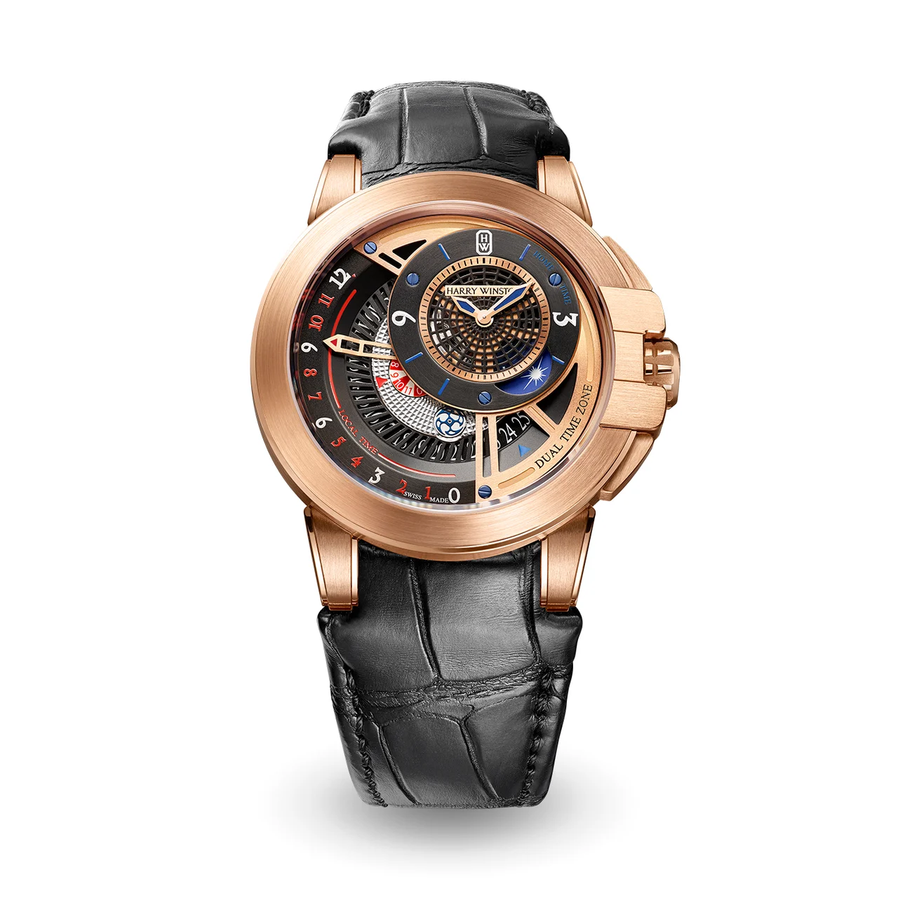 Harry Winston Ocean OCEATZ44RR011 44 mm kol saati