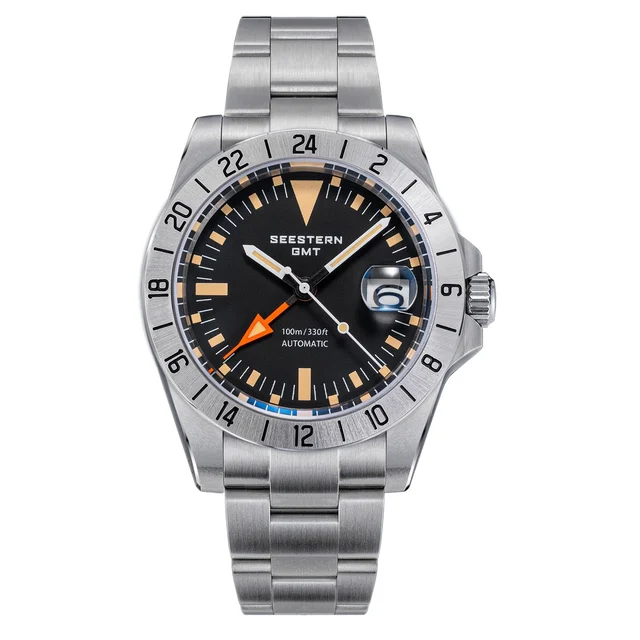 Sugess Seestern Heritage S436-2 BB Black Dial GMT Automatic seestern-heritage-s436-2-bb-gm