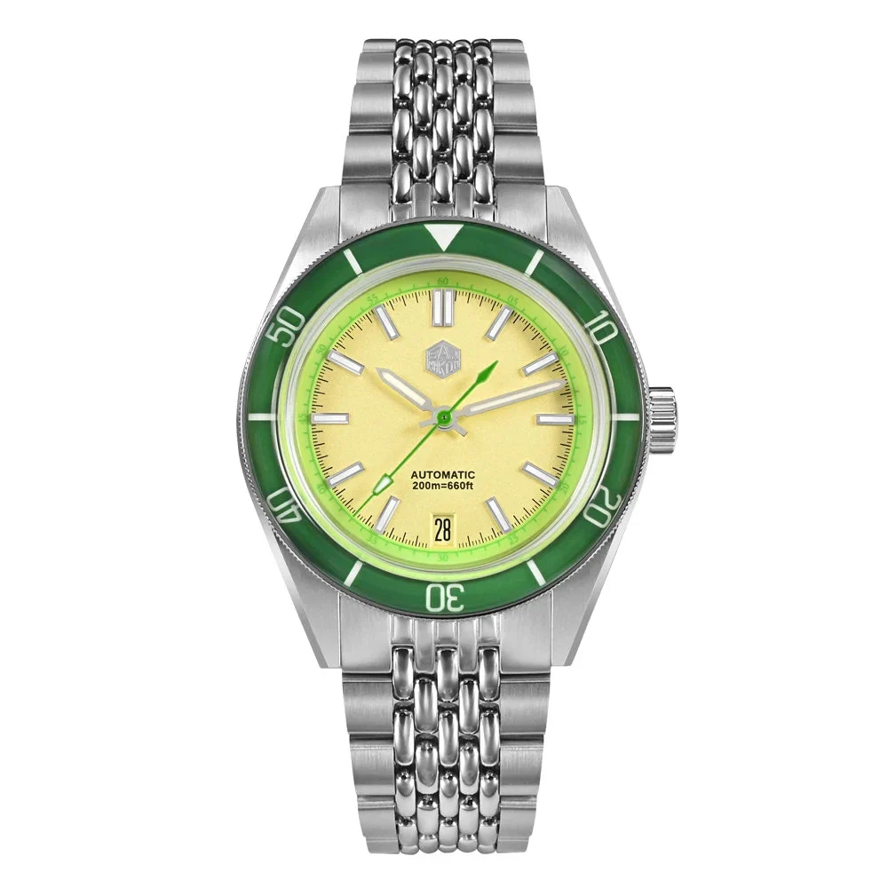 San Martin Summer Dive Watch SN0116 us-pre-owned-san-martin-sn0116-39-5mm-summer-dive-watch 39.5 mm kol saati