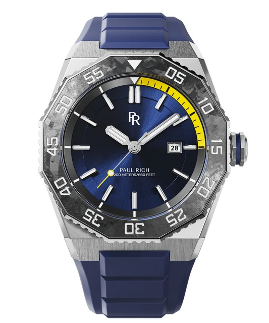Paul Rich Aquacarbon Pro PR202411 - Silver Blue kol saati