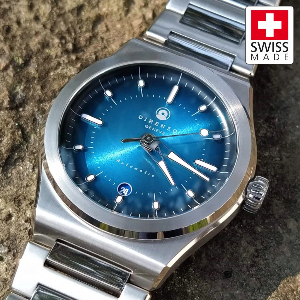 Direnzo DRZ04-BLUE 40 mm kol saati