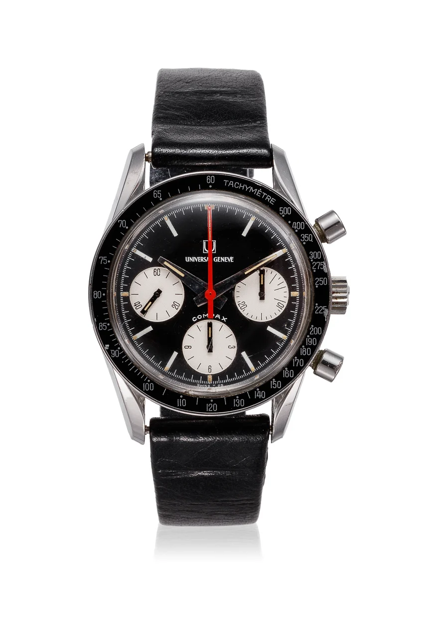 Universal Geneve Reference 885 103/01 “compax”, Stainless Steel kol saati