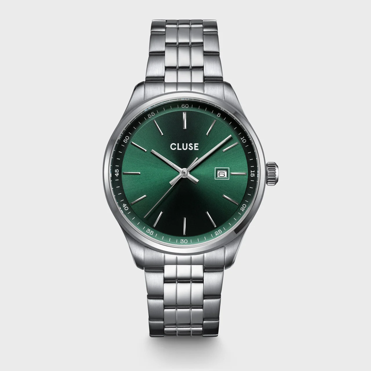 CLUSE Anthéor Watch Steel Green, Silver Colour CW20902 41 mm kol saati