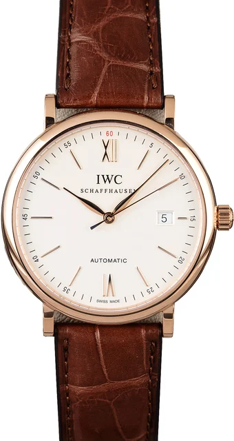 IWC Portofino IW356504 Rose Gold Case IWC3565-04 kol saati