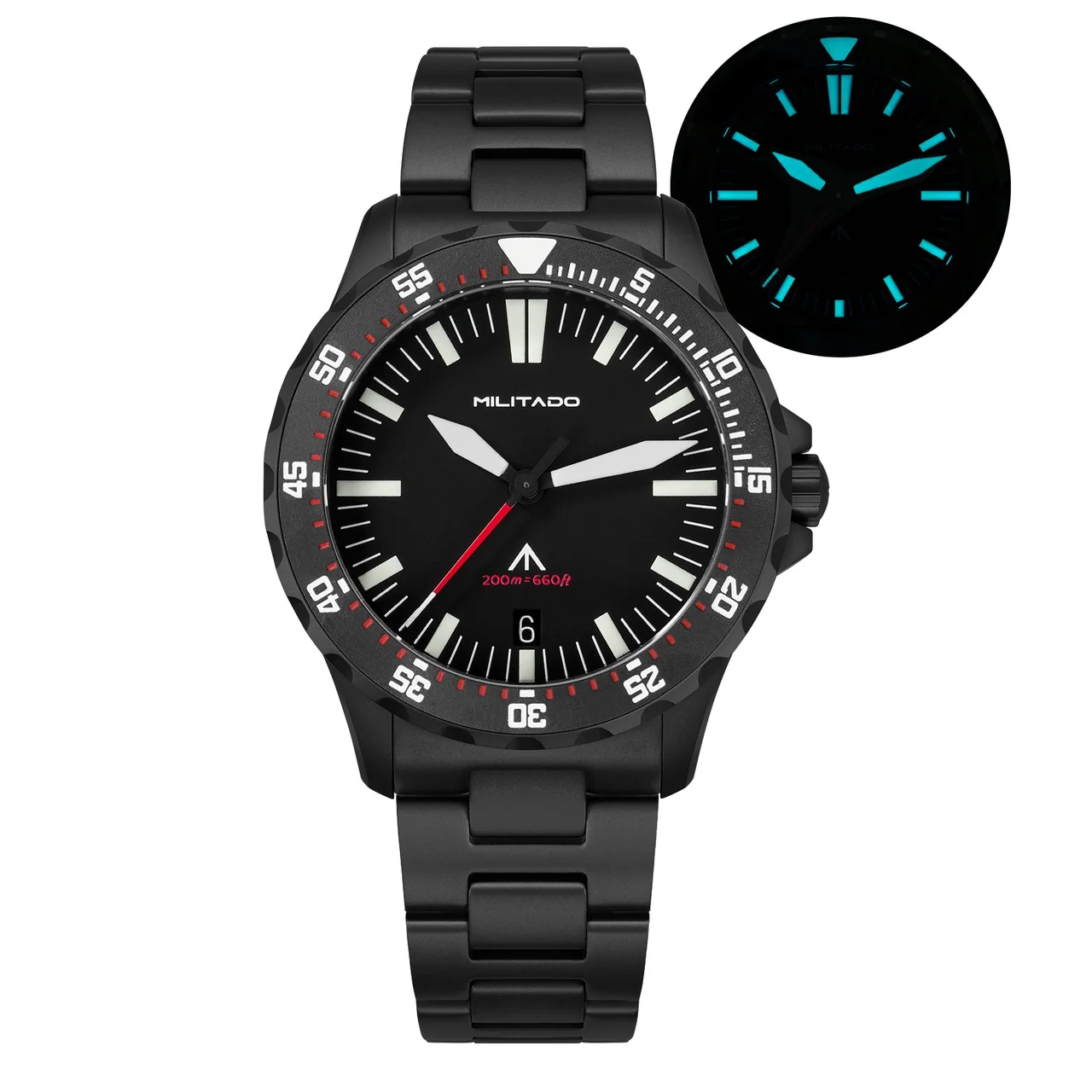 MILITADO Sapphire Quartz Field Diver Watch eu-pre-owned-militado-ml16-39mm-sapphire-quartz-field-diver-watch 39 mm kol saati