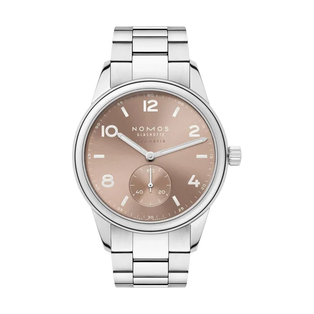 NOMOS Glashütte Club Sport Neomatik Ember 39mm - Beige on Bracelet 762 kol saati