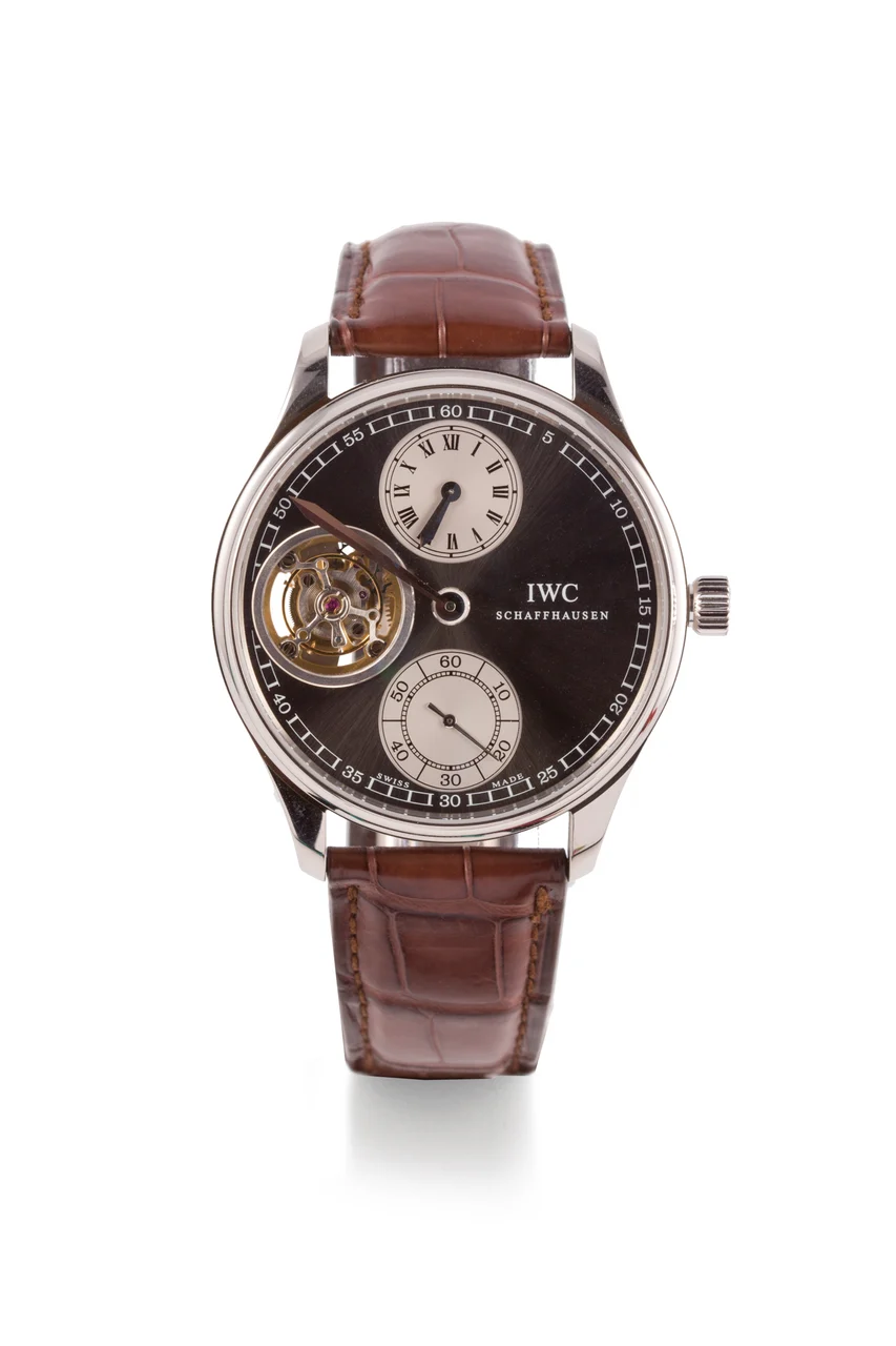 Iwc Portuguese Tourbillon White Gold IW544603 kol saati