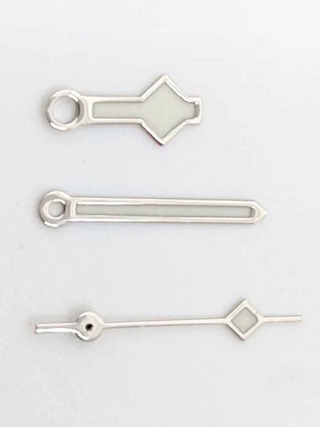 Islander Silver Luminous Watch Hands For Seiko SKX007, SNZF17, SNZH55, SNK809, etc. Watche