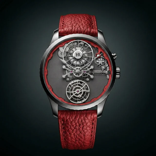 Haute-Rive Haute Rive Meccanica Rosso Steel HM-SS-ROSSO kol saati