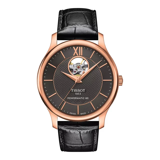Tissot Tradition Open Heart 40mm T0639073606800 kol saati