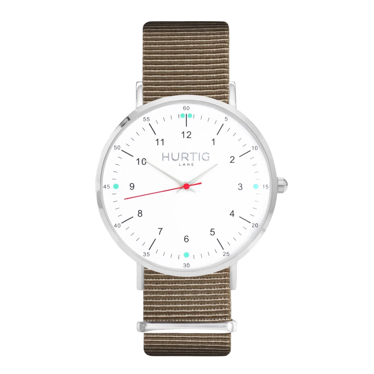 Hurtig Lane Vegan Watches 6231aeaa9cc8e 40 mm kol saati