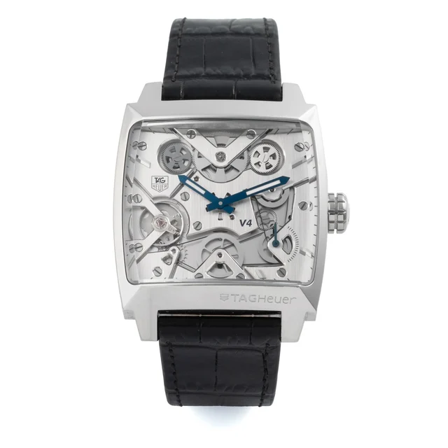 Tag Heuer Monaco V4 The - First Belt-driven WAW2170.FC6261 kol saati