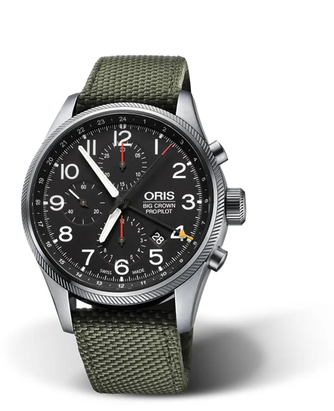Oris Big Crown ProPilot Chronograph GMT 01 677 7699 4164-07 5 22 14FC 44 mm kol saati
