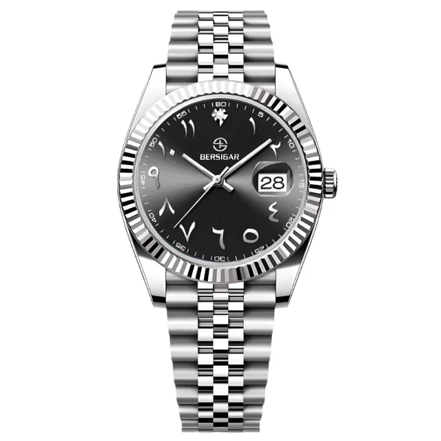 Bersigar Watches Luxaura BG1645blackarabic kol saati