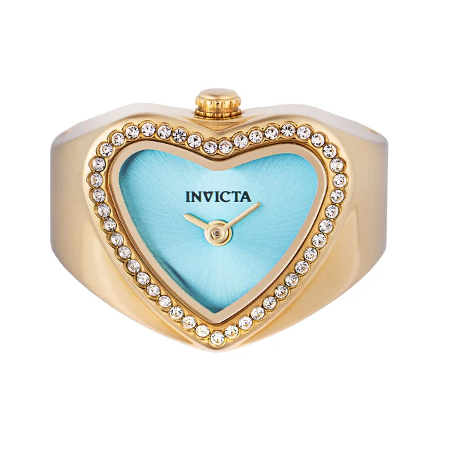 Invicta Mini Angel Ring Watch - 19mm. Gold (49576) kol saati