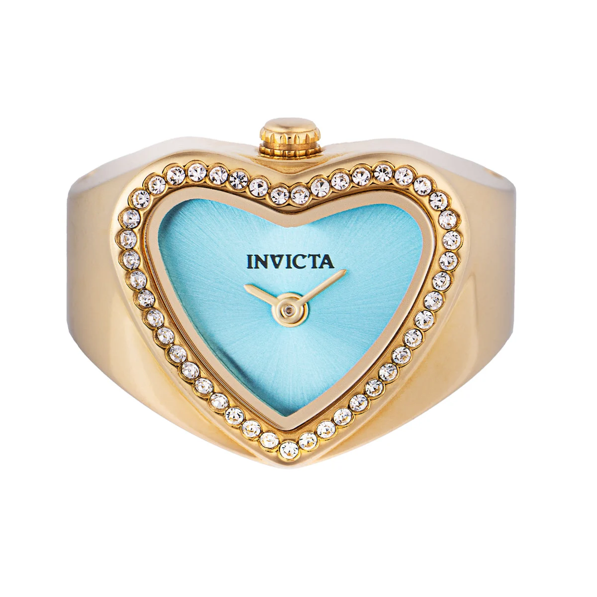 Invicta Mini Angel Ring Watch - 19mm. Gold (49576) kol saati