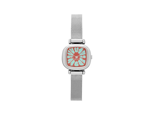 Komono Moneypenny Flower Royale Teal Red KOM-W4591 kol saati