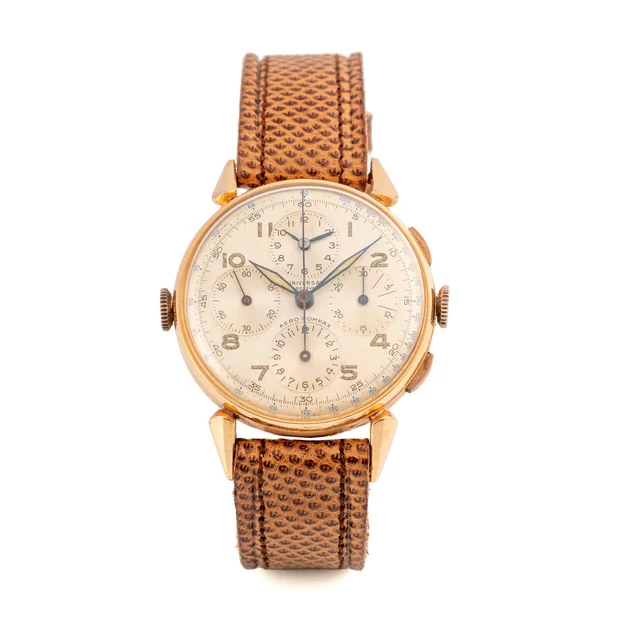 Universal UNIVERSAL REF. 3356 AERO-COMPAX PINK GOLD kol saati
