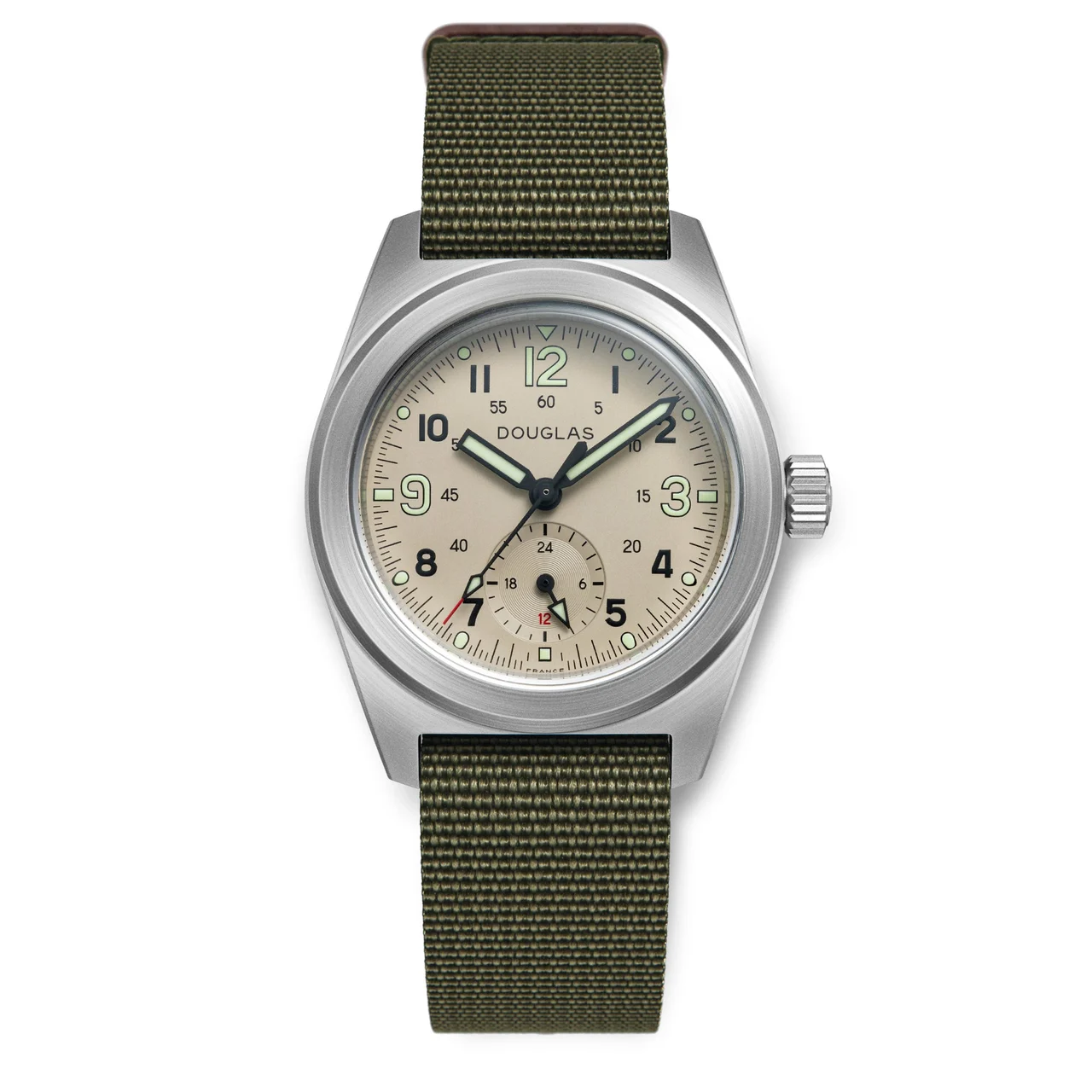 Wolbrook 24-OPM-007-NYL-GRN 47 mm kol saati