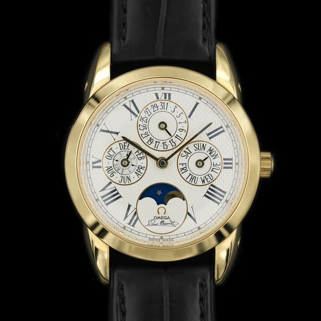 OMEGA Louis Brandt ref.175.0302 DeLuxe ll Perpetual Calendar kol saati