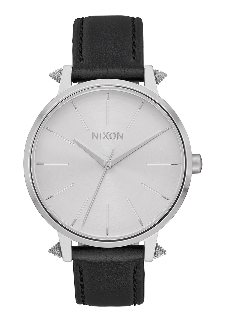 Nixon US Kensington Leather - Silver / Artifact A108-3149-00 kol saati
