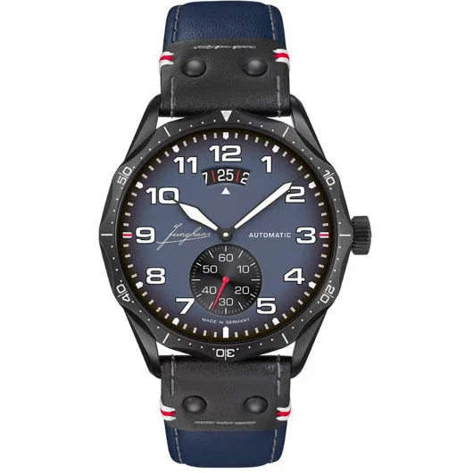 Junghans Meister Pilot Navy Blue 027/4397.00 kol saati