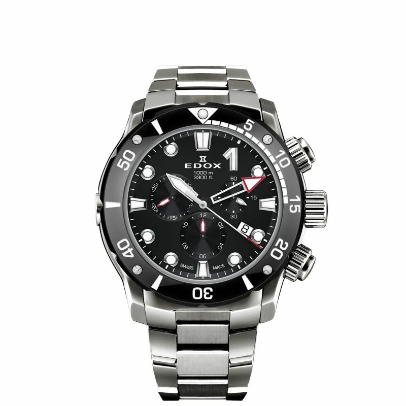 EDOX Chronorally 10242-TINM-NIN 45 mm kol saati