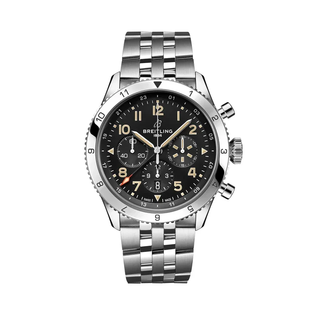 Breitling Super AVI B04 Chronograph GMT 46 P-51 Mustang AB04453A1B1A1 kol saati