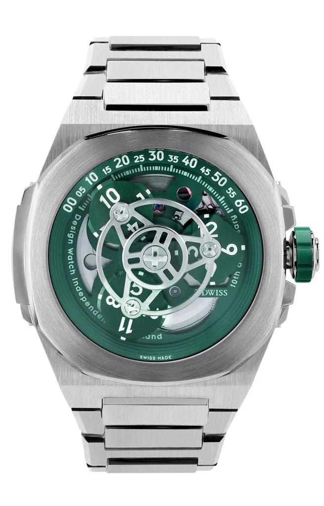 DWISS DWISS M3W M3W-green-bracelet 42 mm kol saati