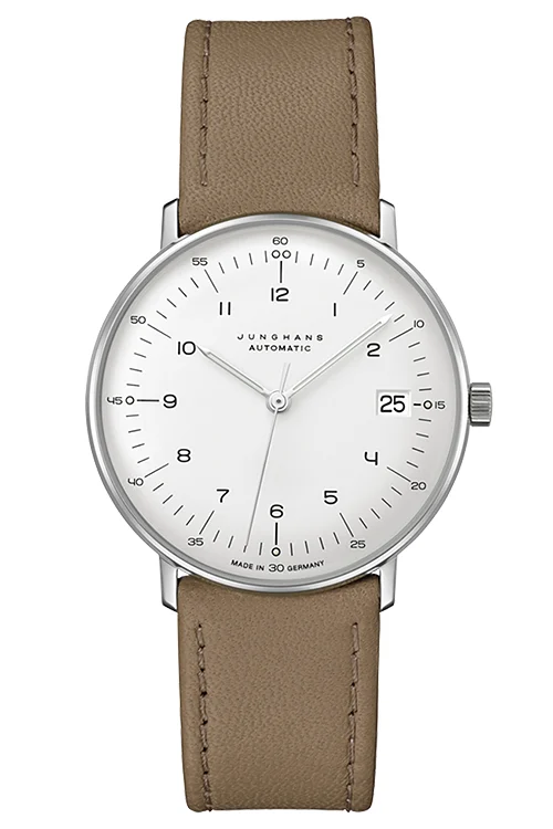 Junghans Max Bill 027_4107_02 34 mm kol saati