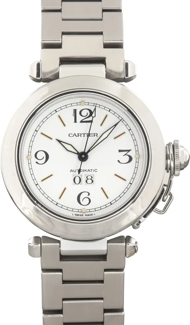 Cartier Pasha C Big Date ref W31044M7 kol saati