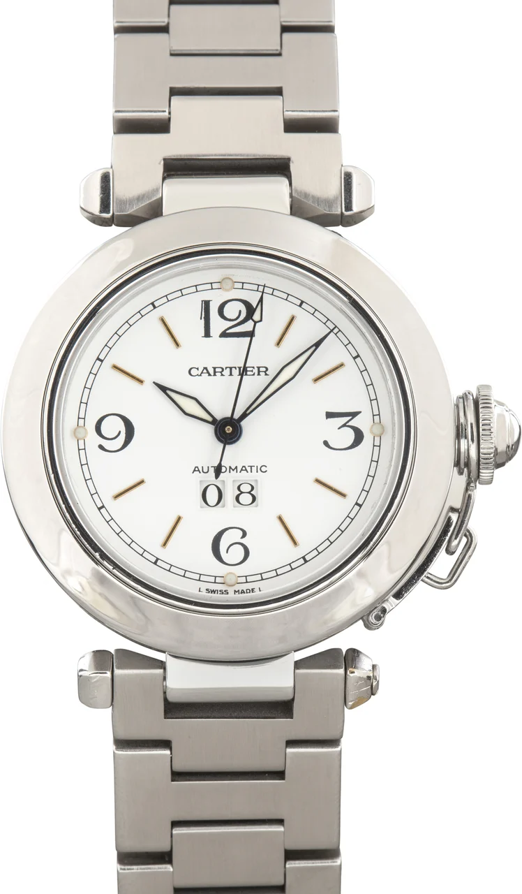 Cartier Pasha C Big Date ref W31044M7 kol saati