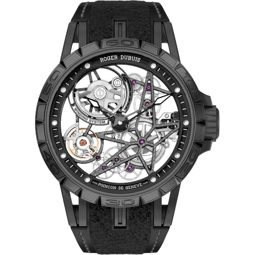 Roger Dubuis Excalibur Spider Pirelli Black DLC Titanium RDDBEX0826 45 mm kol saati