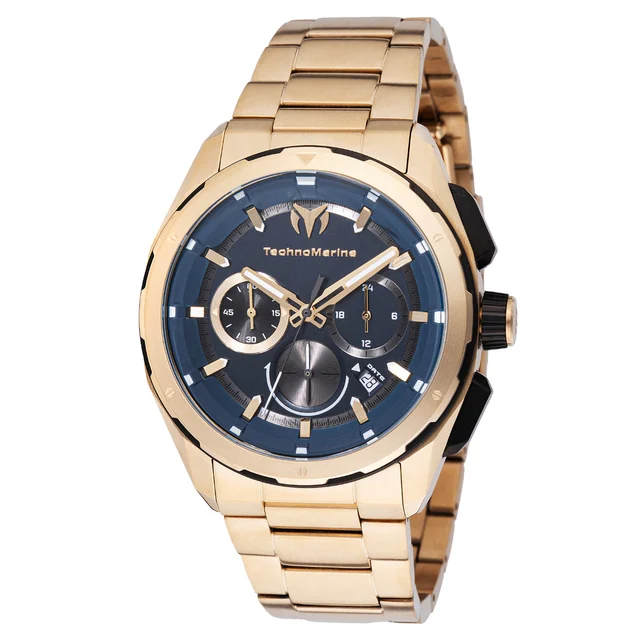 Technomarine Ocean Nomad Watch - 43mm. Gold (TM-318096) kol saati