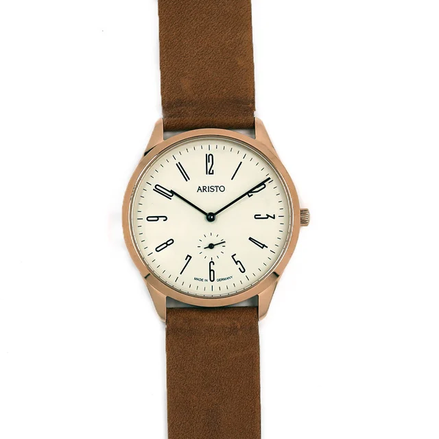 Aristo Bauhaus Dress Watch with Small Seconds #0H20 kol saati
