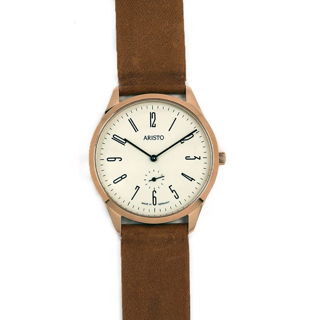 Aristo Bauhaus Dress Watch with Small Seconds #0H20 kol saati